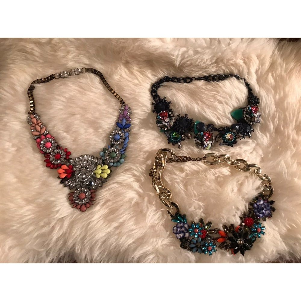 Large Flashy Statement Necklace Bundle